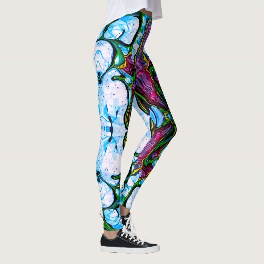 Chrysalien in Leggings mit Waldschnee (Rechts)