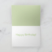 Chrysalis Birthday Card Karte (Innenseite)