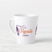 Chrysalis-Evolution-Doppellogo Milchtasse (Linke Ecke)