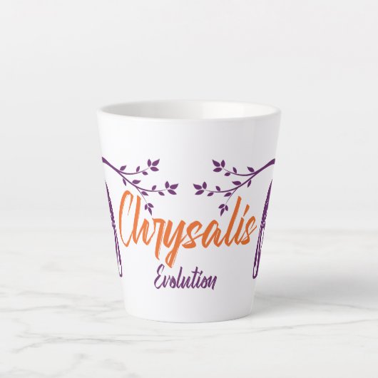 Chrysalis-Evolution Milchtasse (Vorderseite)
