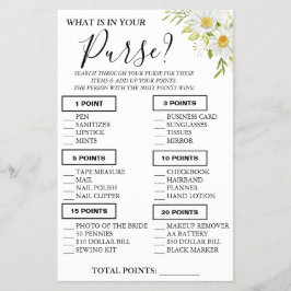 Chrysanthem Was ist in Ihrer Handtasche Shower Spi Flyer