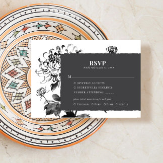 Chrysanthema Art UAWG Response Card RSVP Karte