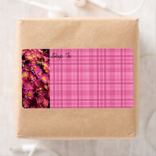 Chrysanthema / Kariert / Magenta / (Insitu)