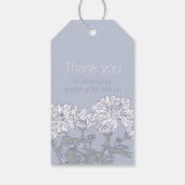 Chrysanthemas-Blume Geschenkanhänger (Rückseite)