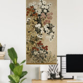 Chrysanthemas vom Master of I-nen Siegel Poster (Heimbüro)