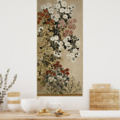 Chrysanthemas vom Master of I-nen Siegel Poster (Küche)