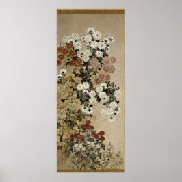 Chrysanthemas vom Master of I-nen Siegel Poster