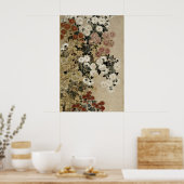 Chrysanthemas vom Master of I-nen Siegel Poster (Küche)