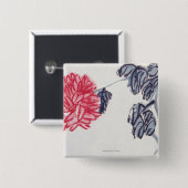 Chrysantheme Button (Vorne & Hinten)