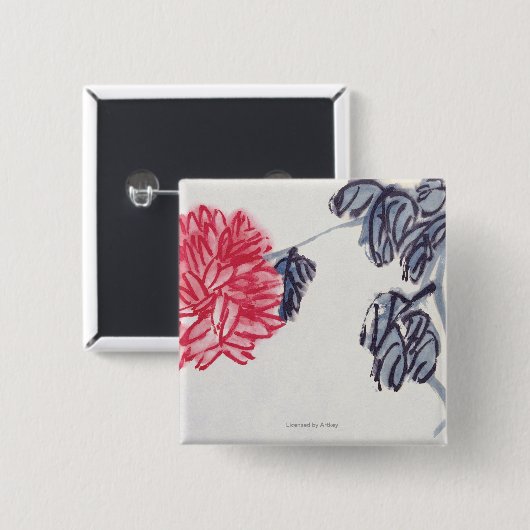 Chrysantheme Button (Vorne & Hinten)