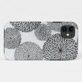 Chrysantheme-Designer gemustert Case-Mate iPhone Hülle (Rückseite (Horizontal))