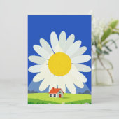 Chrysantheme Einladung (Stehend Vorderseite)