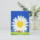 Chrysantheme Feiertagspostkarte (Stehend Vorderseite)