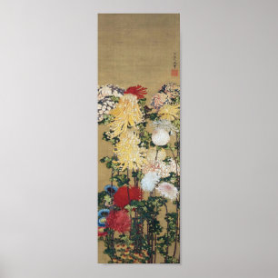 Chrysantheme, Hokusai Poster