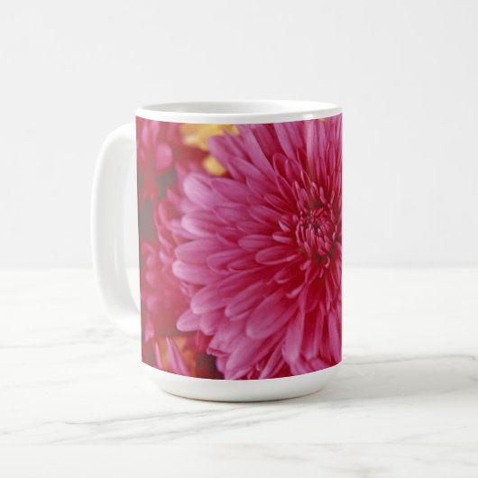 Chrysantheme-Kaffee-Tasse Kaffeetasse (Vorderseite Links)