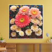 chrysantheme leinwanddruck (Insitu (Wohnzimmer))