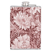 Chrysantheme Maroon, William Morris Flachmann (Rückseite)