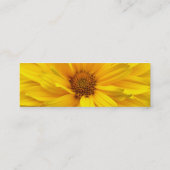 Chrysantheme Mini Visitenkarte (Rückseite)