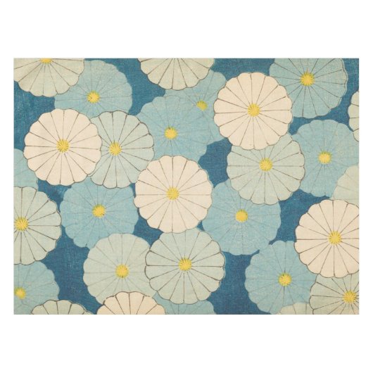Chrysantheme-Muster Tischdecke (Vorderseite (Horizontal))
