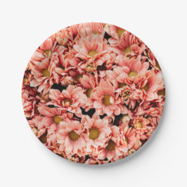 Chrysantheme Pappteller
