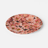 Chrysantheme Pappteller (Schrägansicht)