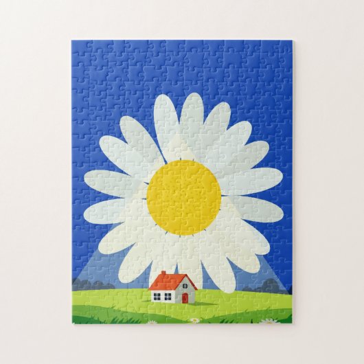 Chrysantheme Puzzle (Vertikal)