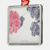 Chrysantheme Silbernes Ornament (Links)