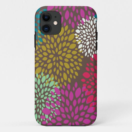 Chrysantheme-Spritzen Case-Mate iPhone Hülle (Rückseite)