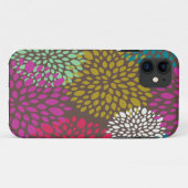 Chrysantheme-Spritzen Case-Mate iPhone Hülle (Rückseite (Horizontal))