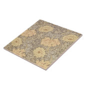 "Chrysantheme" Tapetenentwurf, 1876 Fliese (Seite)