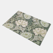 Chrysantheme, William Morris Fußmatte (Schrägansicht)