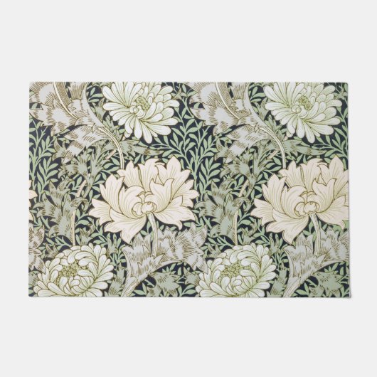 Chrysantheme, William Morris Fußmatte (Vorderseite)