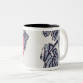 Chrysantheme Zweifarbige Tasse (VorderseiteRechts)