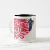 Chrysantheme Zweifarbige Tasse (Vorderseite Links)