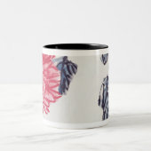 Chrysantheme Zweifarbige Tasse (Mittel)