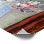 Chrysanthemen (1882) von Claude Monet Poster (Ecke)