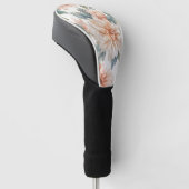 Chrysanthemen-Blumen-Wasserfarben-Botanisches Must Golf Headcover (angewinkelt)