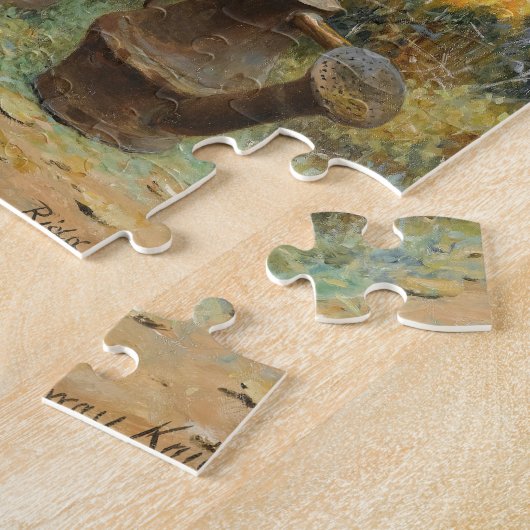 Chrysanthemen | Daniel Ridgway Knight Puzzle (Seite)