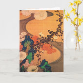 Chrysanthemen durch einen Strom Karte (Gelbe Blume)