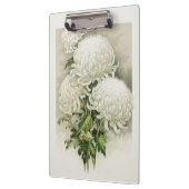 Chrysanthemen - Elegant Vintag Klemmbrett (Links)