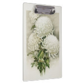 Chrysanthemen - Elegant Vintag Klemmbrett (Rechts)