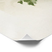 Chrysanthemen - Elegant Vintag Poster (Ecke)