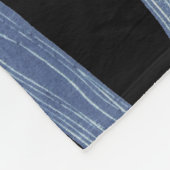 Chrysanthemen, fließendes Wasser, japanisches Blut Fleecedecke (Ecke)