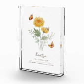 Chrysanthemen-Geburtsmonatsblume Fotoblock (Rechts)