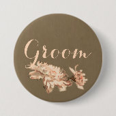 Chrysanthemen in einem Bottle Groom Button (Vorderseite)