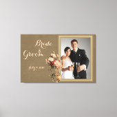 Chrysanthemen in einer Flasche - Leinwand zum Hoch (Vorderseite)