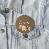 Chrysanthemen in einer Flaschenhaube Button (Beispiel)