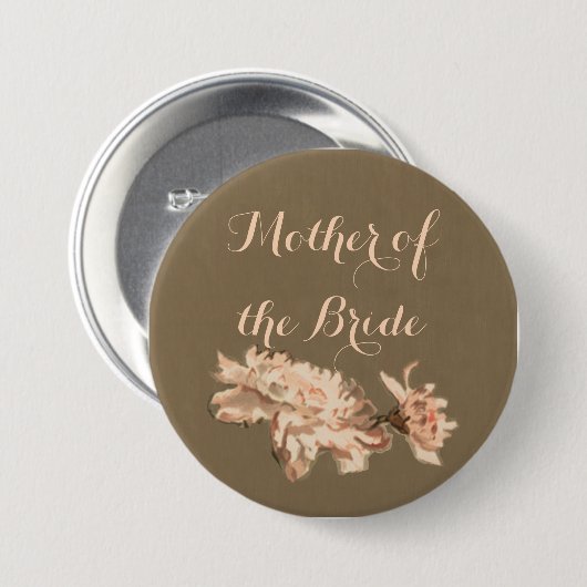 Chrysanthemen in einer Flaschenkmutter der Braut Button (Vorne & Hinten)