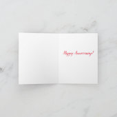 Chrysanthemen, Jahrestag Karte (Innenseite)