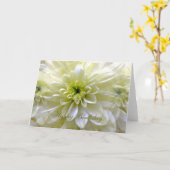 CHRYSANTHEMEN KARTE (Gelbe Blume)